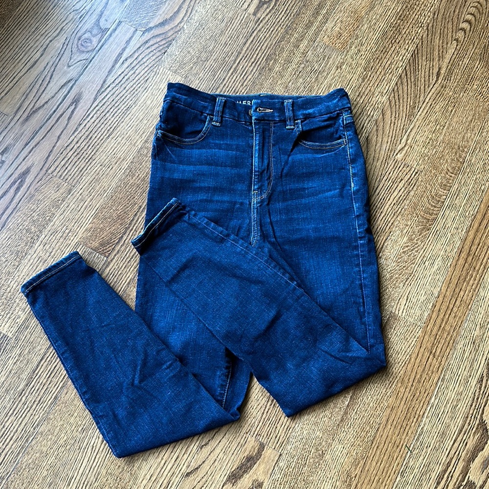 American Eagle curvy super high rise jeggings